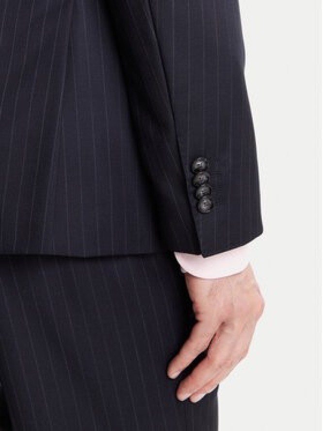 BOSS Garnitur H-Huge 50546121 Granatowy Slim Fit