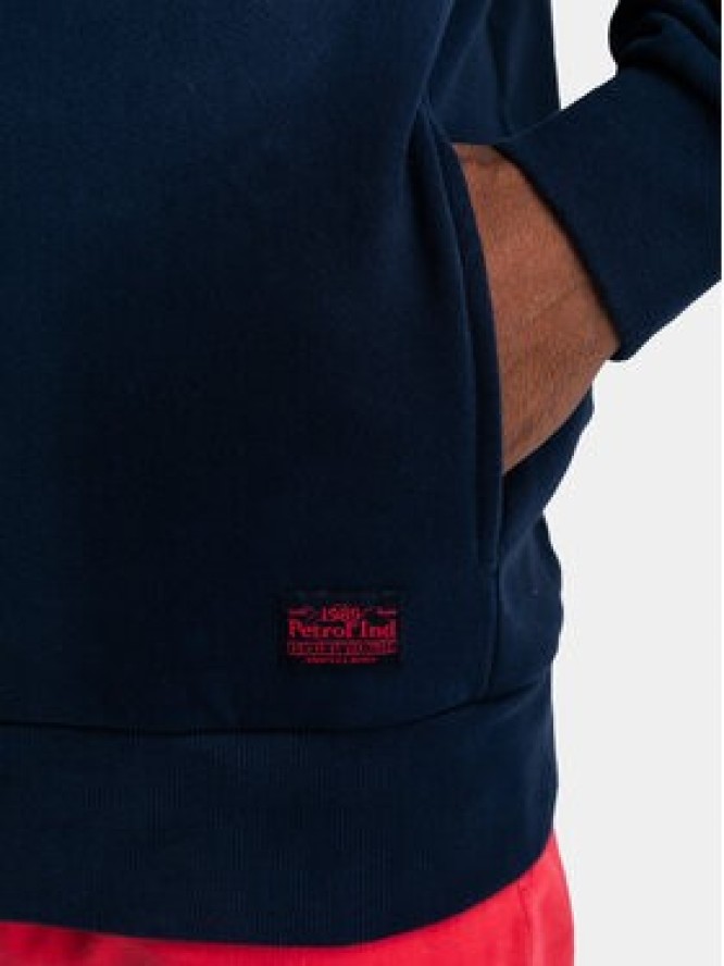Petrol Industries Bluza M-1040-SWH302 Granatowy Regular Fit