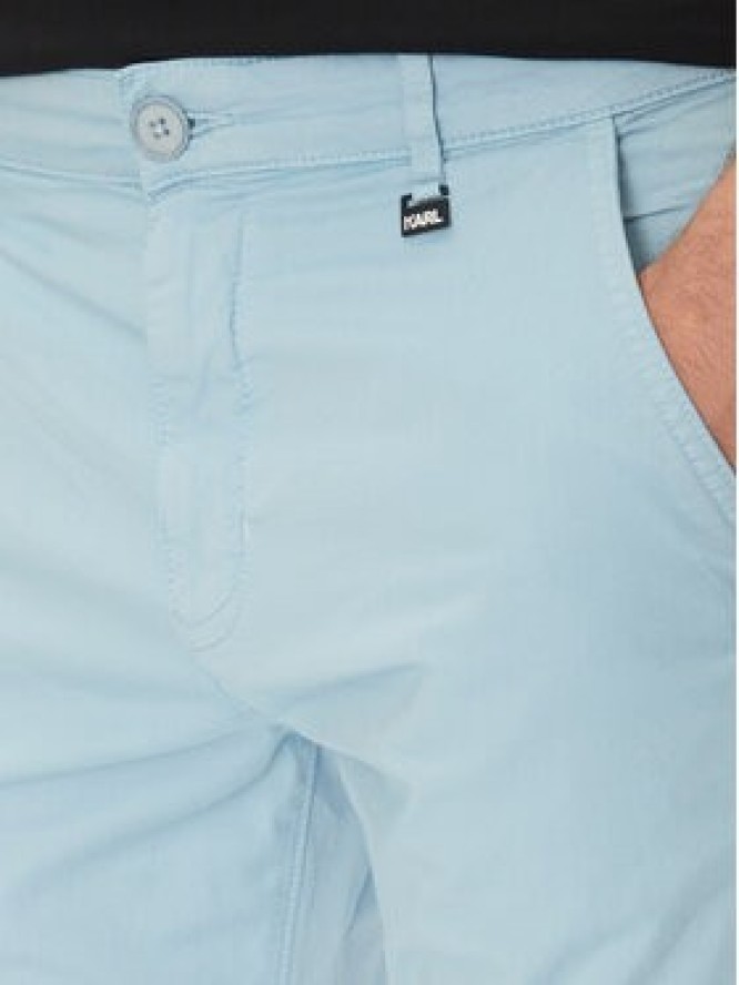 KARL LAGERFELD Szorty materiałowe 265812 552829 Błękitny Regular Fit