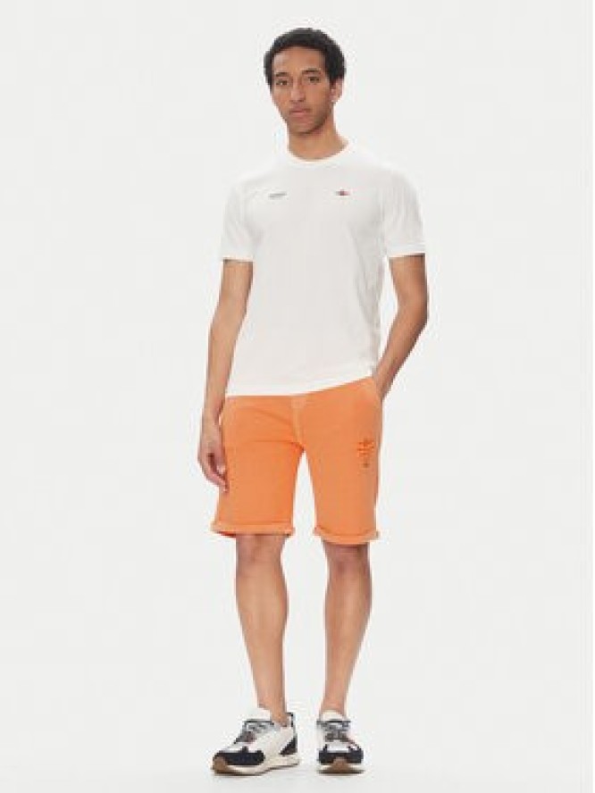 Aeronautica Militare Szorty sportowe 251BF016F583 Pomarańczowy Regular Fit