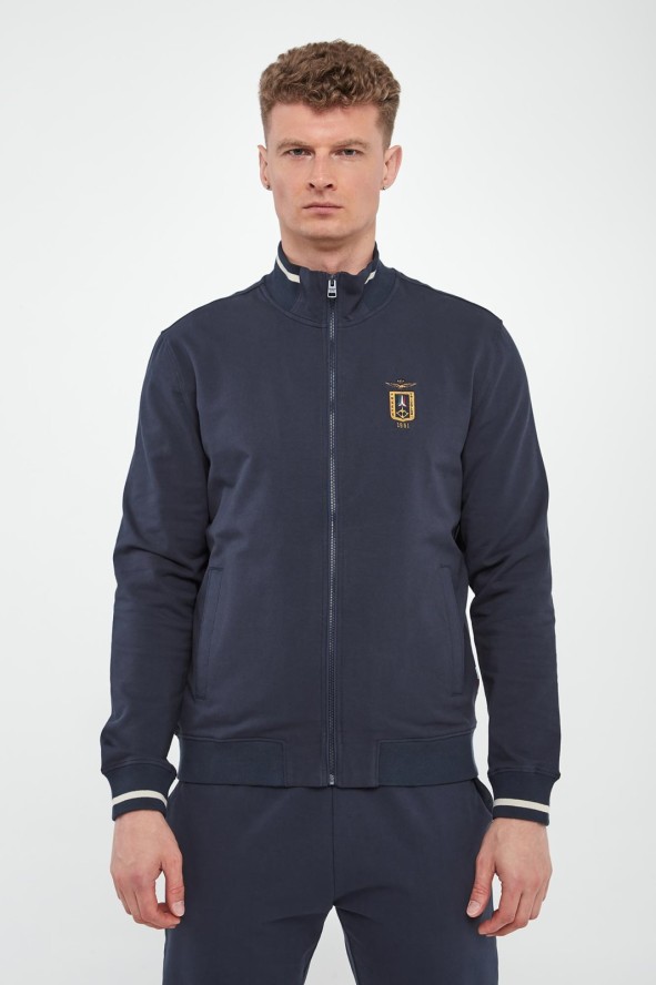 Bluza męska ze stójką AERONAUTICA MILITARE