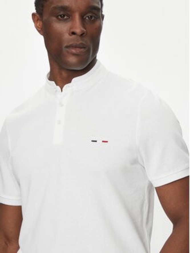 Hechter Paris T-Shirt 74006 100912 Biały Regular Fit