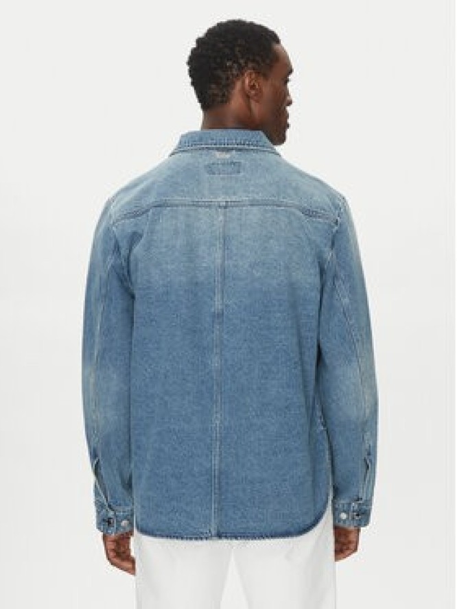 Michael Kors Kurtka jeansowa CR5900PFAU Niebieski Regular Fit