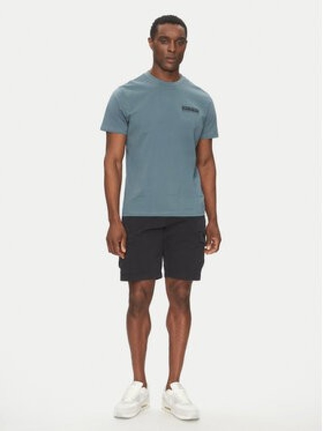 Napapijri T-Shirt S-Vignoni NP0A4ILX Niebieski Regular Fit