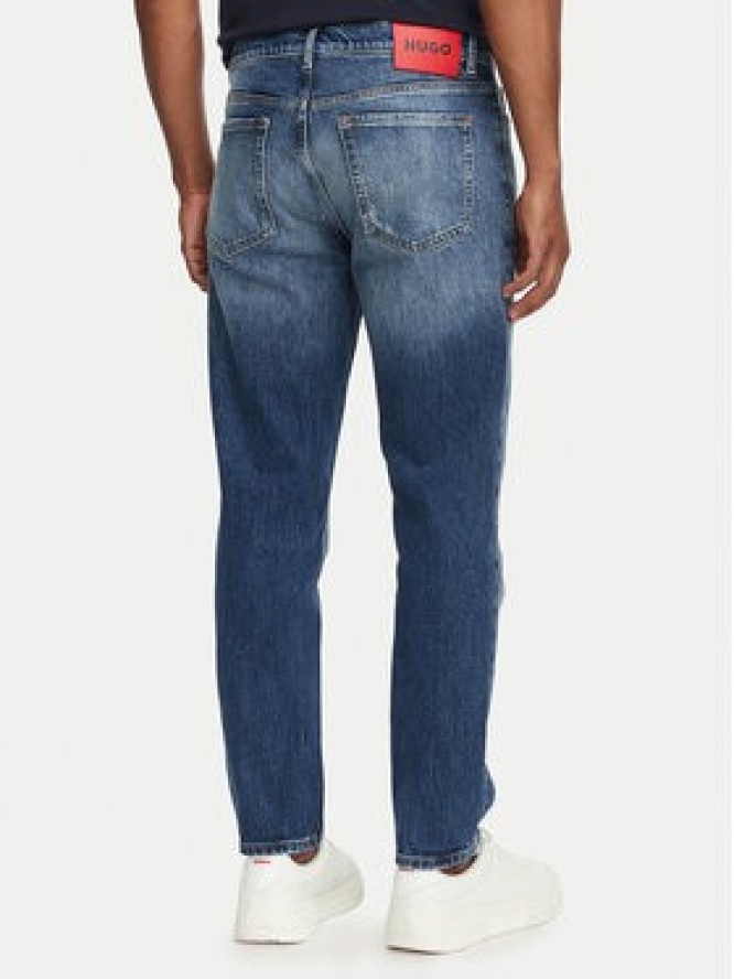 HUGO Jeansy 50561463 Niebieski Tapered Fit