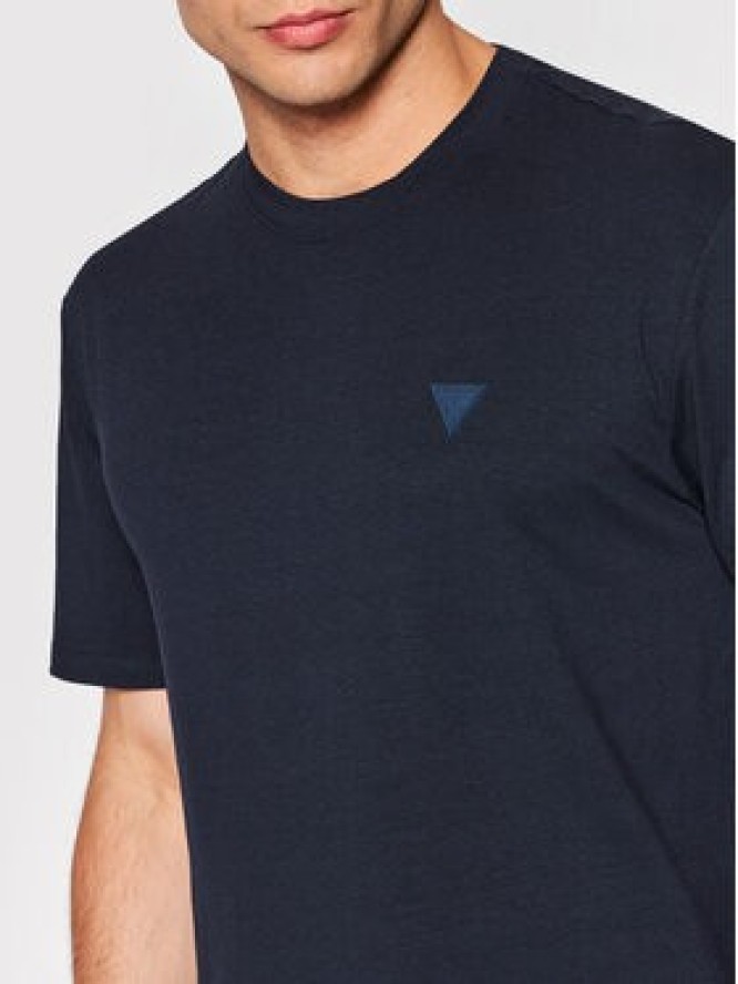 Guess T-Shirt Z2YI12 JR06K Granatowy Regular Fit