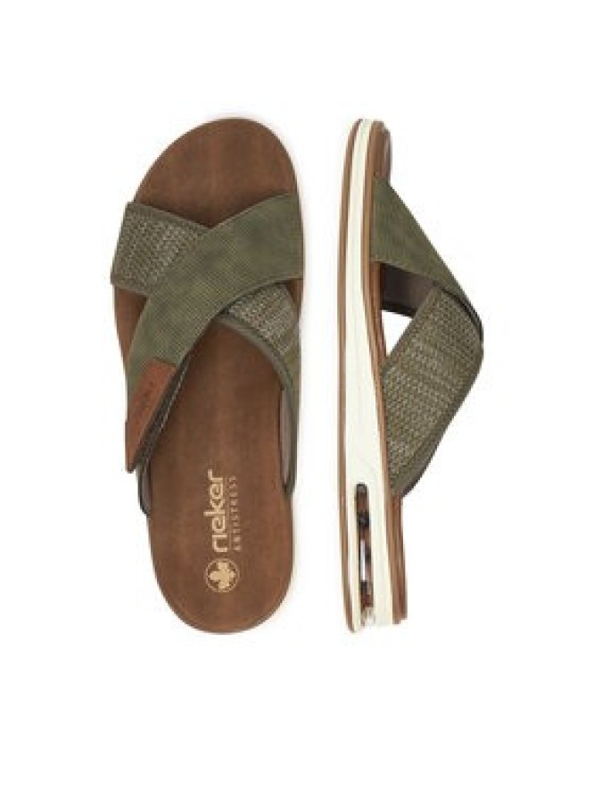 Rieker Klapki 29083-52 Khaki