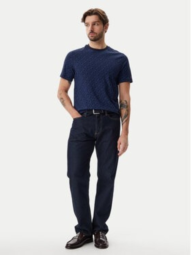 Tommy Hilfiger T-Shirt Monogram MW0MW39251 Granatowy Regular Fit