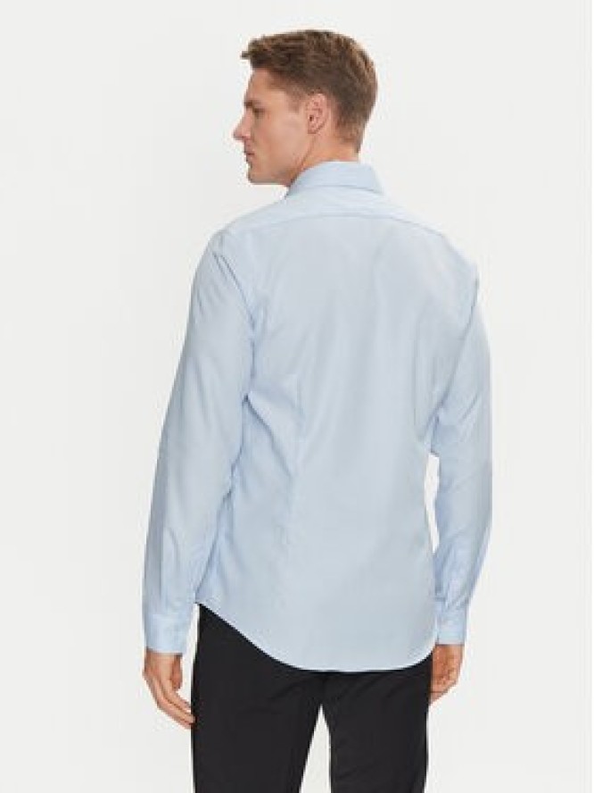 Calvin Klein Koszula Non Iron Tonal Strct Slim Shirt K10K113848 Niebieski Regular Fit