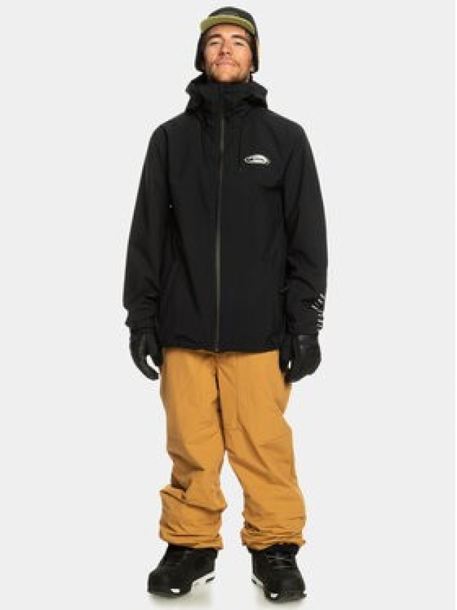 Quiksilver Kurtka outdoor High In Th Hood EQYTJ03436 Czarny Regular Fit