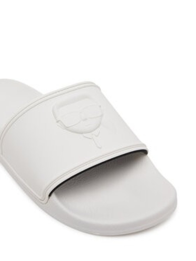 KARL LAGERFELD Klapki Kondo KL70009A Biały