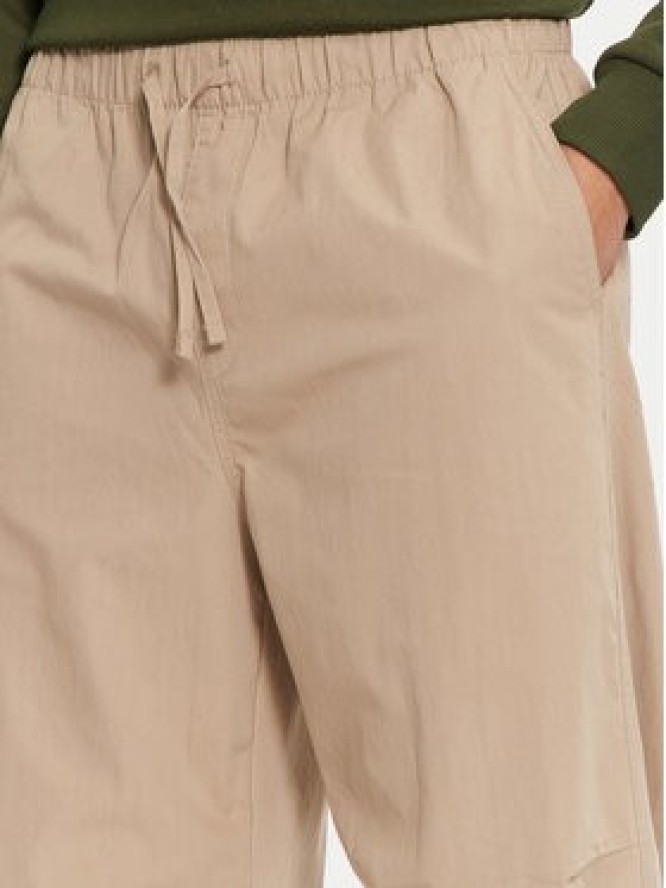 Jack & Jones Spodnie materiałowe Parachute 12260931 Beżowy Loose Fit