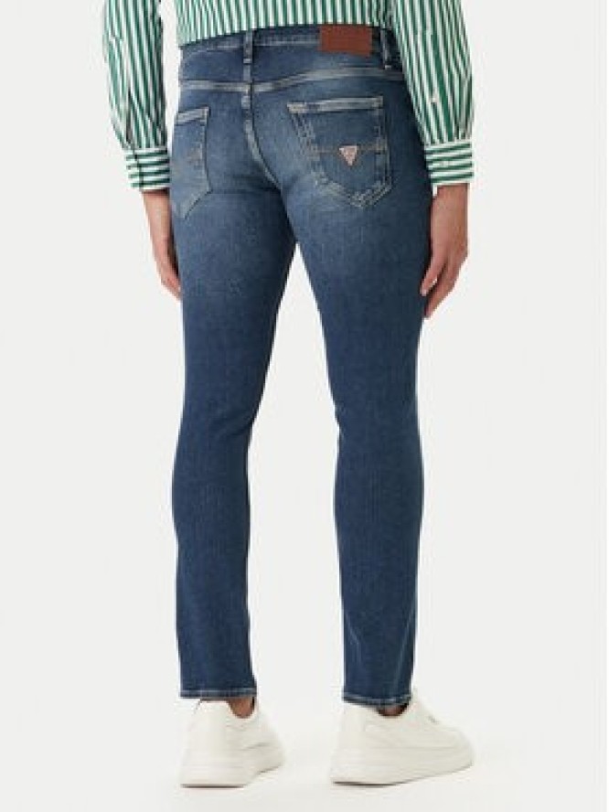 Guess Jeansy M2YAN1 D4Q42 Niebieski Skinny Fit