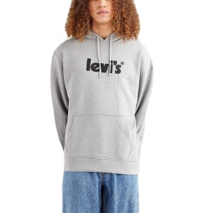 Bluza z Kapturem Relaxed Graphic Rozmiar L Szary - 38479-0080