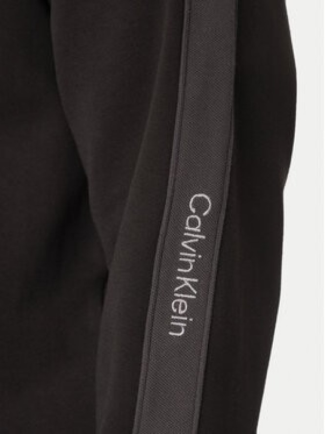 Calvin Klein Jeans Bluza Logo Tape J30J327244 Czarny Regular Fit