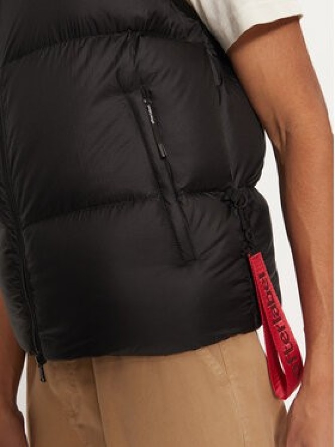 After Label Bezrękawnik Anapa A00001 Czarny Regular Fit