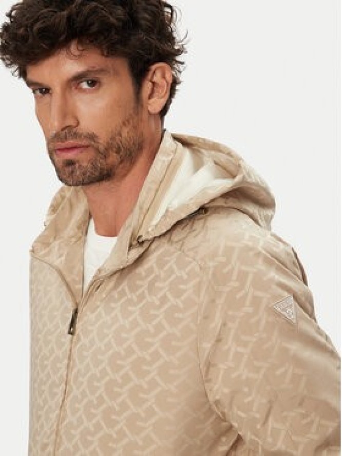 Guess Kurtka przejściowa M5YL14 WHEW2 Beżowy Regular Fit