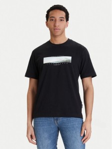Jack & Jones T-Shirt Fusion 12289870 Czarny Relaxed Fit