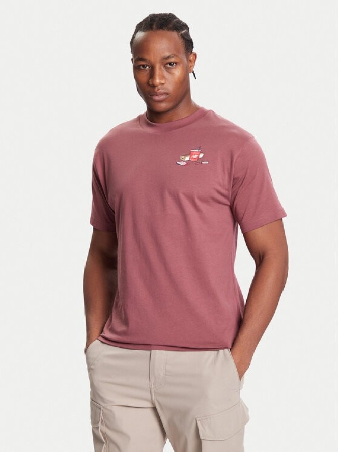 New Balance T-Shirt MT53931 Czerwony Regular Fit