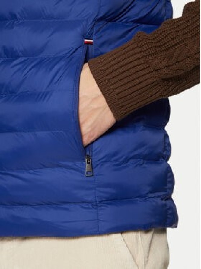 Tommy Hilfiger Kamizelka MW0MW37677 Niebieski Regular Fit