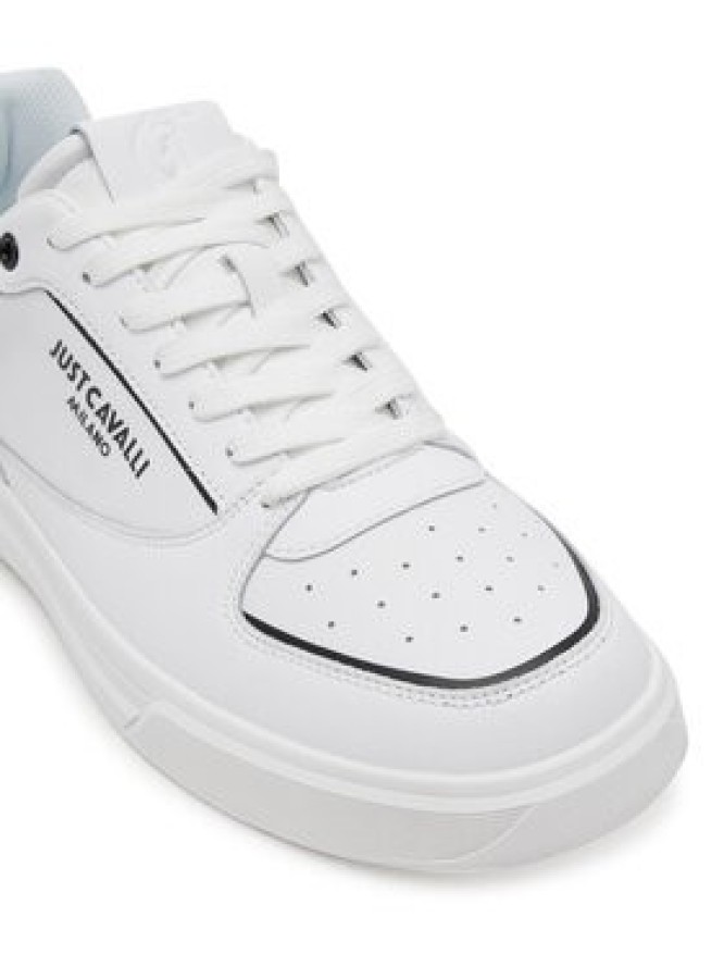 Just Cavalli Sneakersy 78QA3SB2 ZPA91 Biały