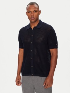 Tommy Hilfiger Koszula MW0MW39530 Granatowy Regular Fit