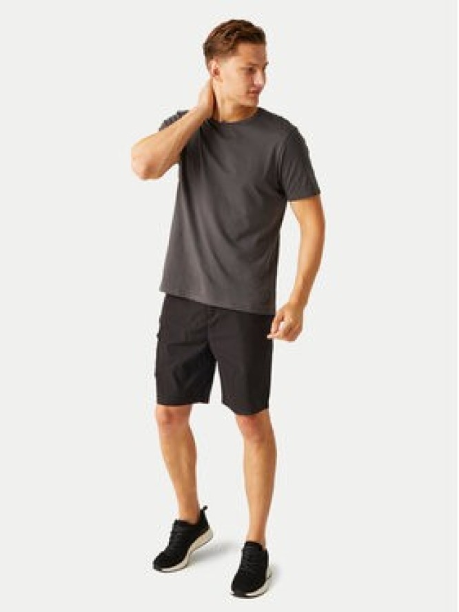 Regatta Szorty sportowe Dalry RMJ305 Czarny Regular Fit