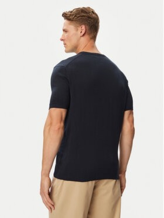 Beverly Hills Polo Club T-Shirt P-SS26M-M436344NVY Granatowy Regular Fit