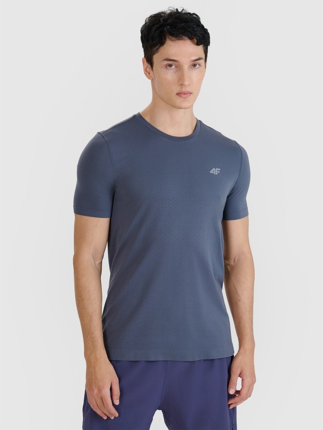 4F Koszulka do biegania szybkoschnąca męska - szara L/XL