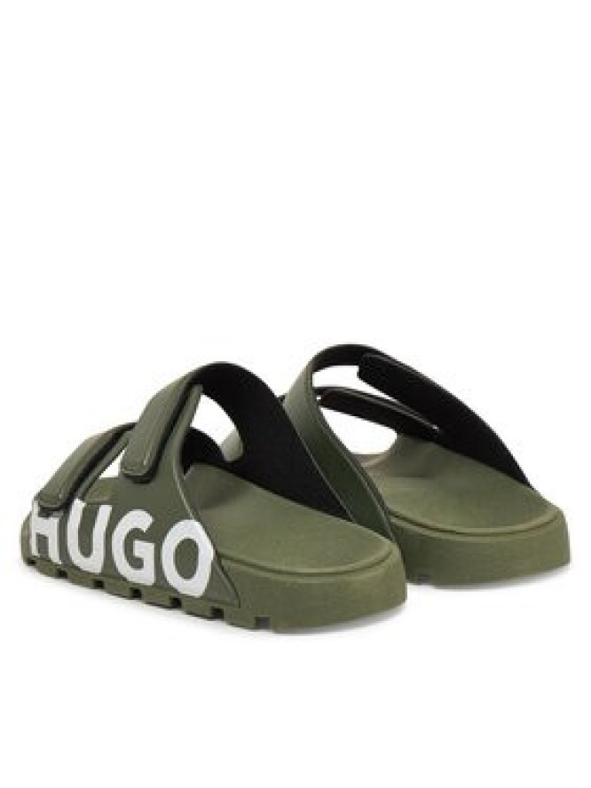 HUGO Klapki Evander 50542042 Zielony