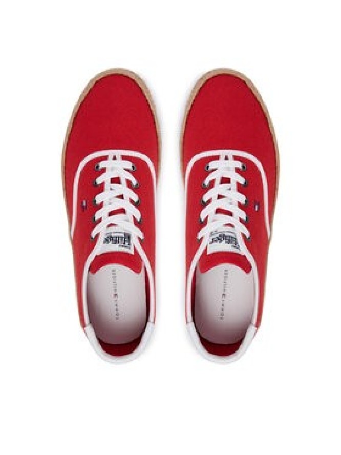 Tommy Hilfiger Espadryle Th Hi Vulc Core Jutte Canvas FM0FM05872 Czerwony