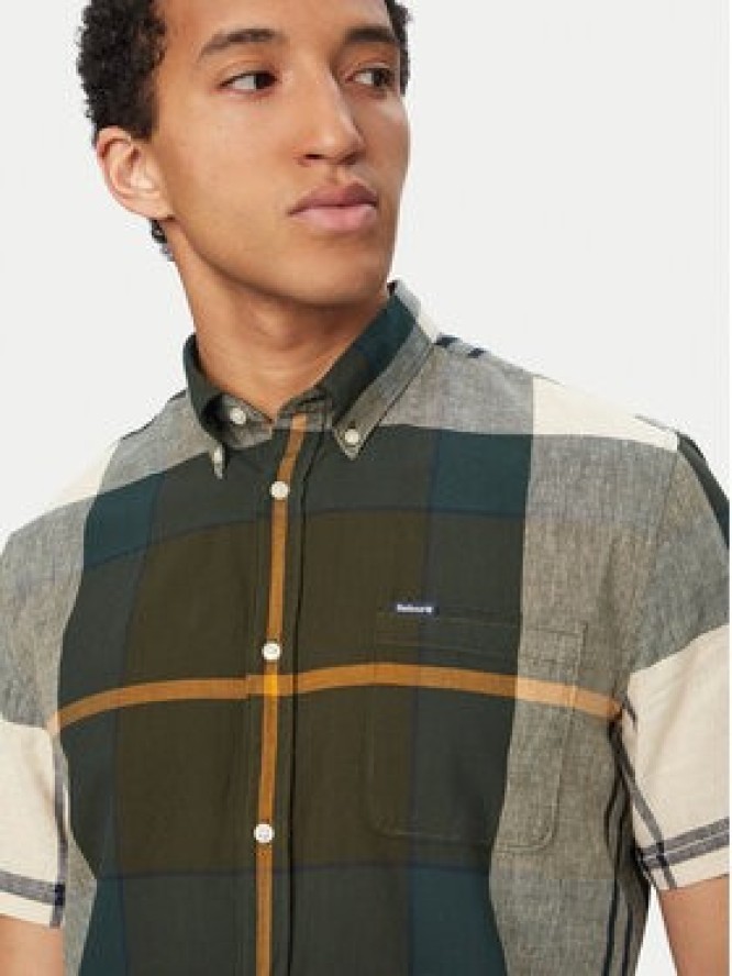 Barbour Koszula Douglas MSH5077TN51 Zielony Regular Fit