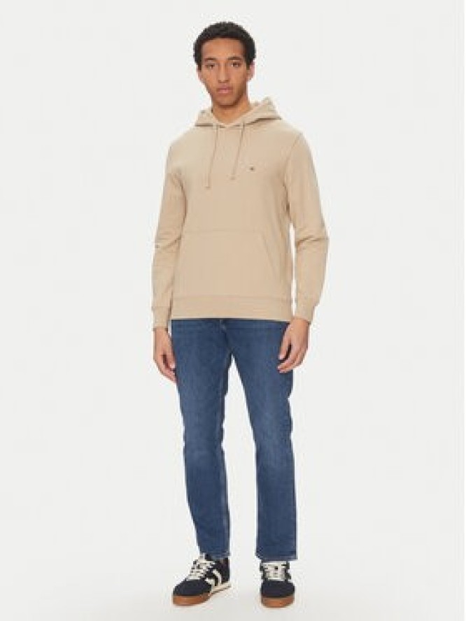 Tommy Hilfiger Bluza Essential MW0MW37235 Beżowy Regular Fit