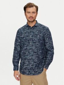 Guess Koszula Collins M4YH80 WGF50 Granatowy Regular Fit