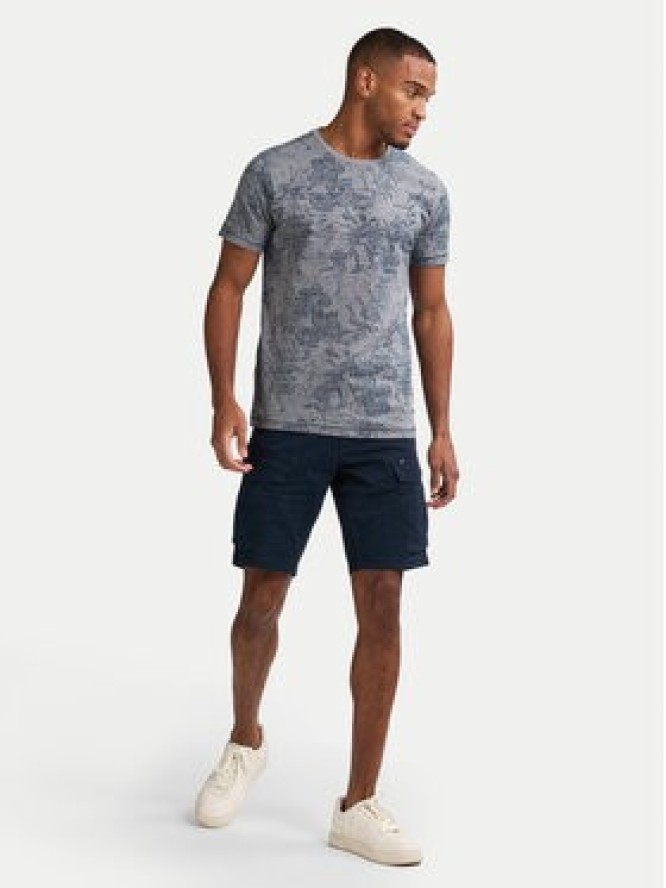 Petrol Industries T-Shirt M-1050-TSR650 Granatowy Regular Fit