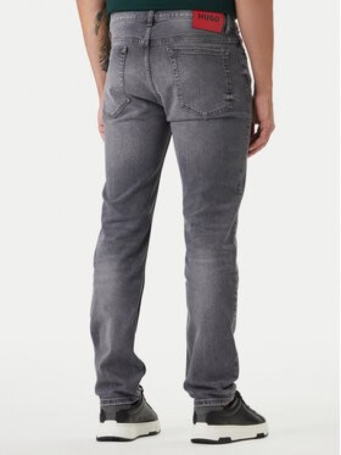 HUGO Jeansy 50556103 Szary Slim Fit