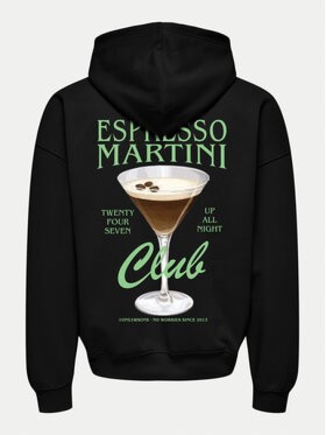 Only & Sons Bluza 22032074 Czarny Oversize