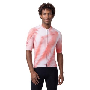Męska koszulka rowerowa z krótkim rękawem Kolarstwo Siroko M2 NRC Pink