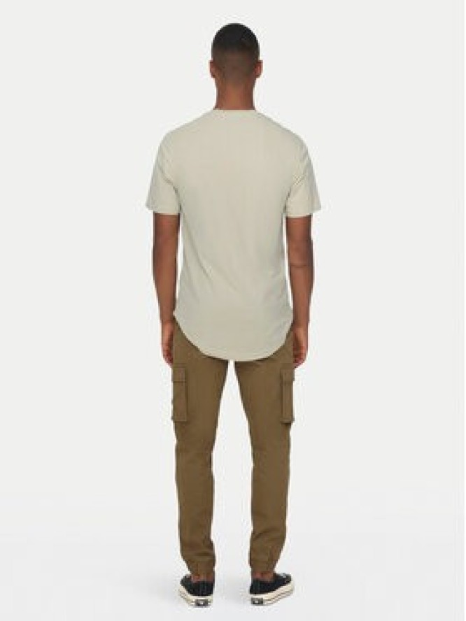 Only & Sons T-Shirt Matt 22002973 Beżowy Regular Fit