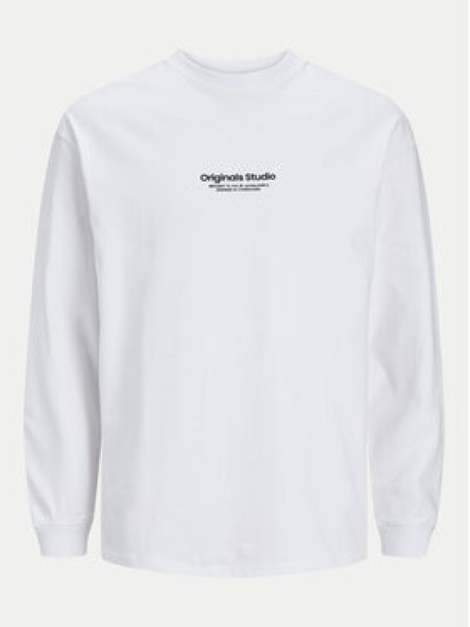 Jack & Jones Longsleeve Vesterbro 12251775 Biały Loose Fit