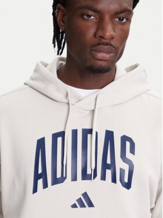 adidas Bluza Collegiate KC3872 Beżowy Regular Fit