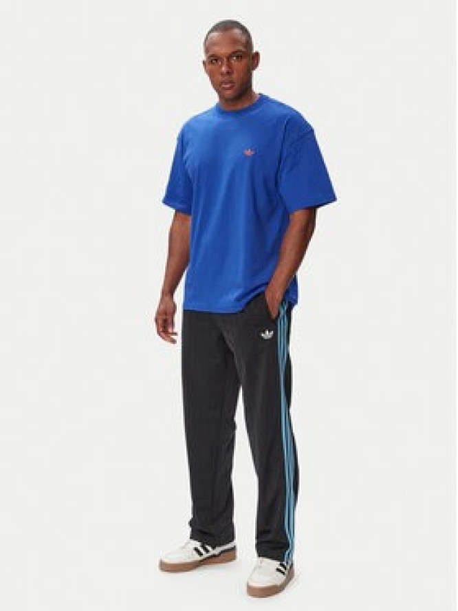 adidas T-Shirt Trefoil Essentials HZ1002 Niebieski Loose Fit
