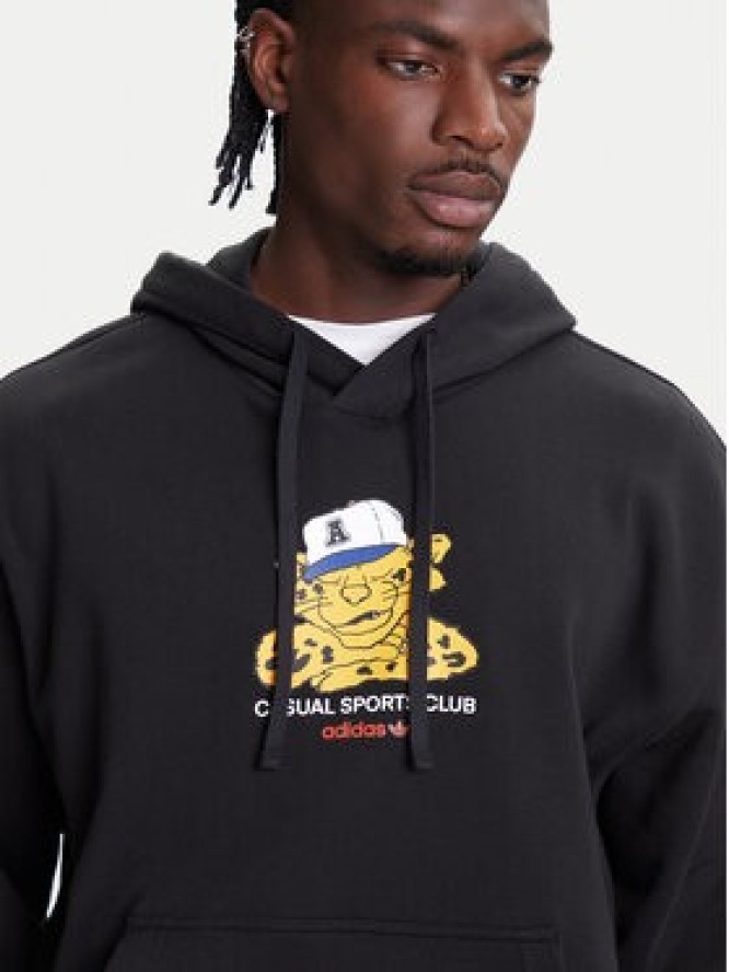 adidas Bluza Wabash JW0166 Czarny Loose Fit