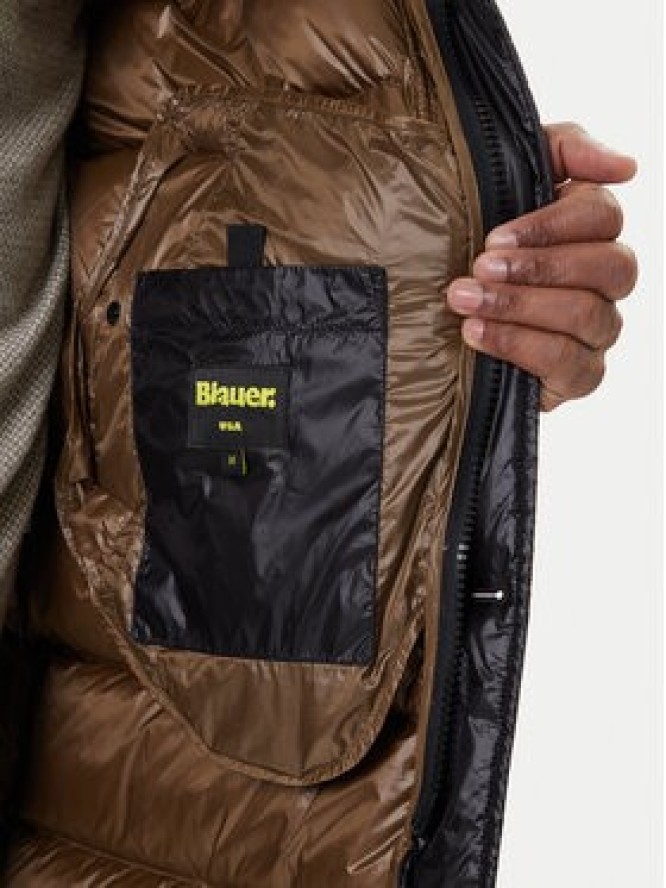 Blauer Kurtka puchowa 25WBLUK03147 Czarny Regular Fit