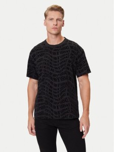 Versace Jeans Couture T-Shirt 79GAH6R0 JS511 Czarny Regular Fit