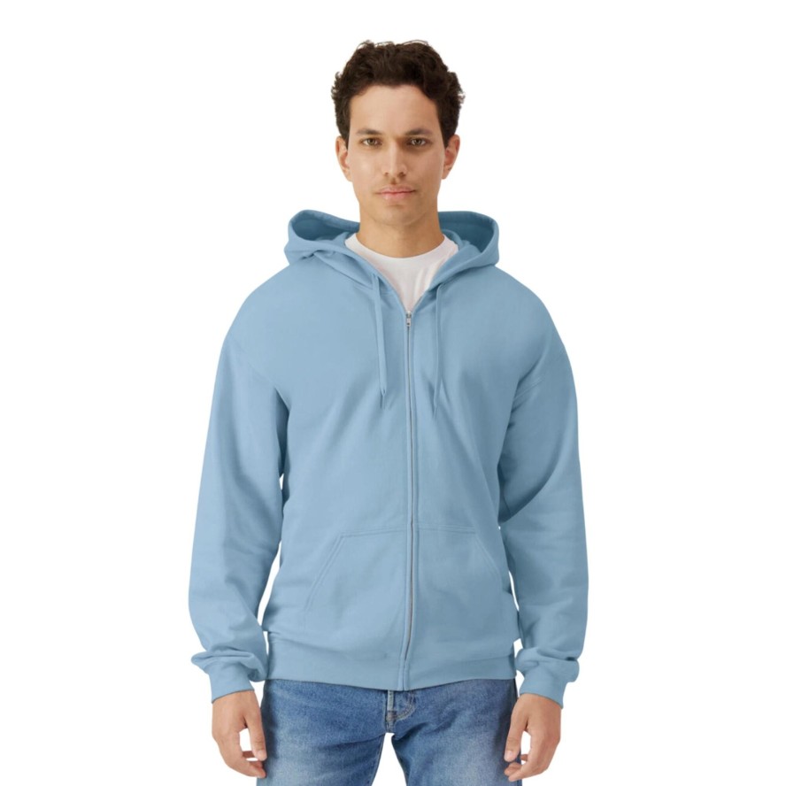 Męska Bluza Z Kapturem Softstyle Midweight Full Zip