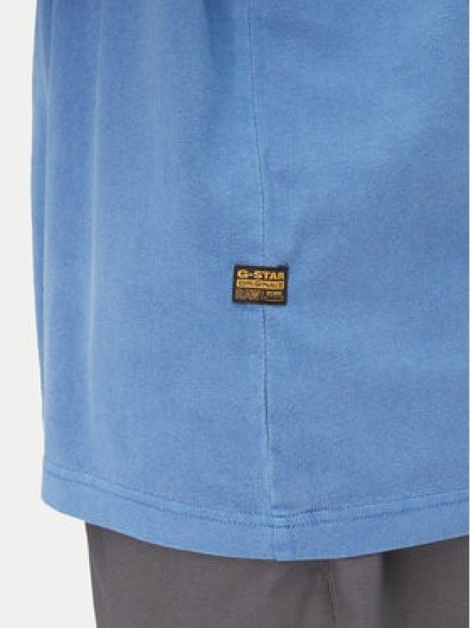 G-Star Raw T-Shirt Multi Logo D26049-C756 Niebieski Loose Fit