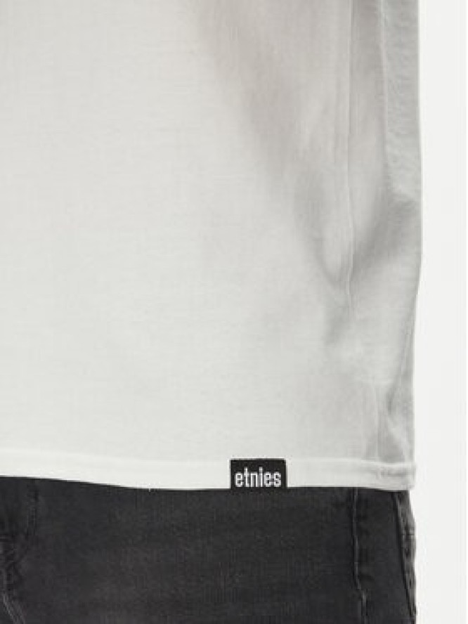 Etnies T-Shirt Team Emroidery 4130003738 Biały Regular Fit