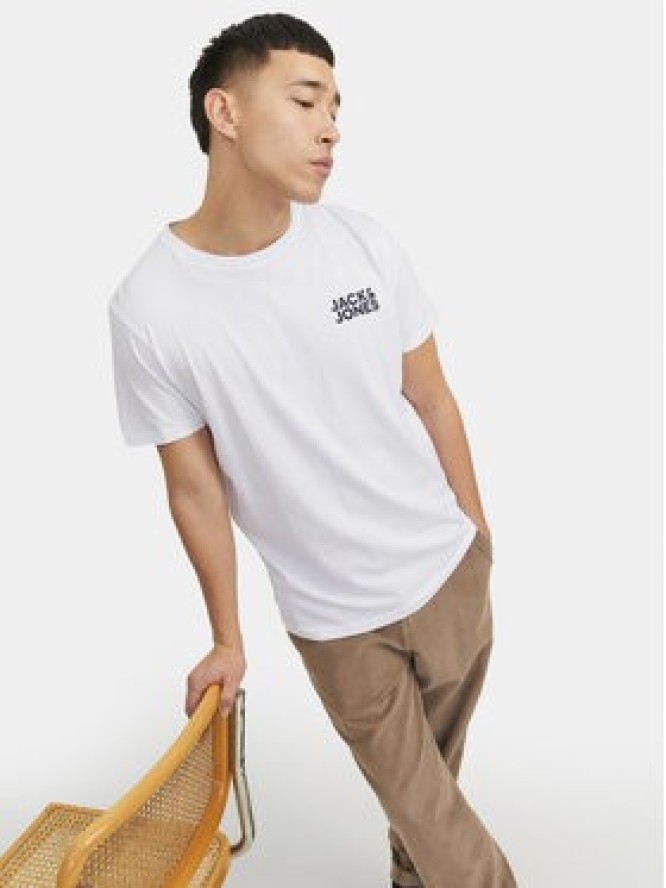 Jack & Jones T-Shirt Corp 12151955 Biały Regular Fit