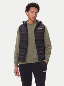 Napapijri Bezrękawnik A-Gesar V NP0A88U4 Czarny Regular Fit
